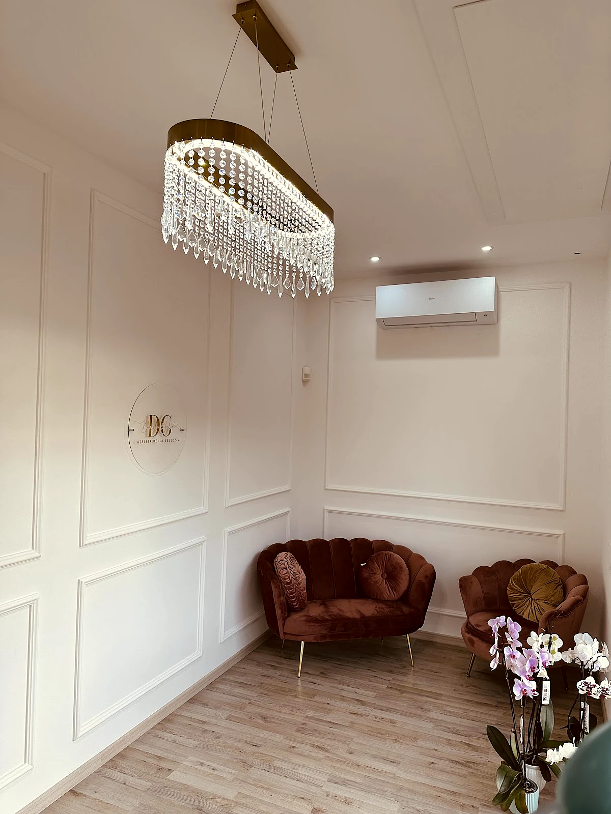 Sala d'attesa di DG Atelier della Bellezza